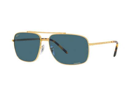 rayban, RB 3796, vīriešiem, kvadrātveida, polarizētas, metāla