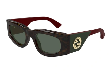 gucci, GG 1664S, sievietēm, stūrains, plastika