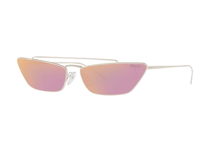 prada, SPR 64U, sievietēm, stūrains, spoguļattēls, metāla