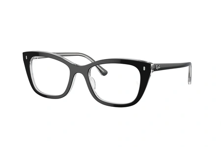 rayban, RB 5433, женские, угловой, пластик