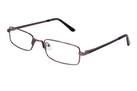 your line, DM 1181, half-rim, kvadrātveida, metāla