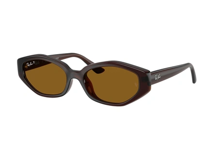 rayban, RB 4473D, sievietēm, apaļas / ovālas, polarizētas, plastika
