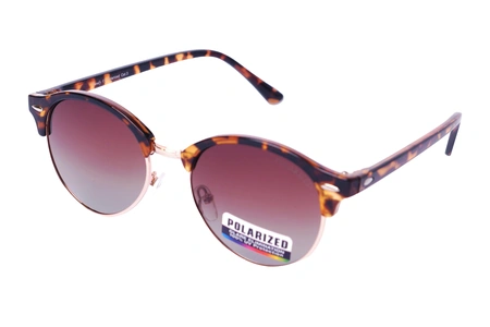 trendy, P 6070, sievietēm, apaļas / ovālas, polarizētas, metāla