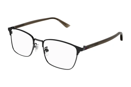 gucci, GG 1124OA, мужские, квадрат, металл