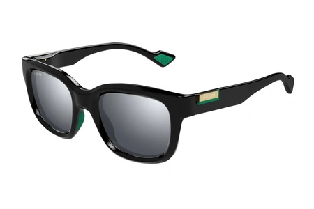 gucci, GG 1621S, sievietēm, stūrains, spoguļattēls, plastika