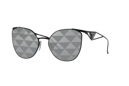 prada, SPS 50Z, мужские, квадрат, поляризационные, металл