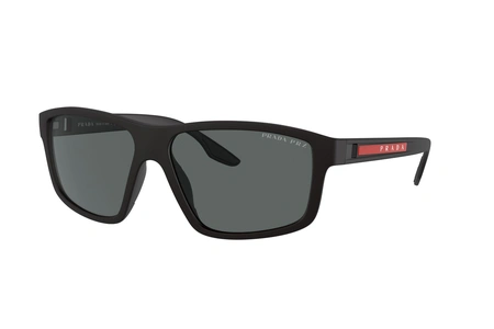 prada, SPS 02X, мужские, квадрат, поляризационные, пластик