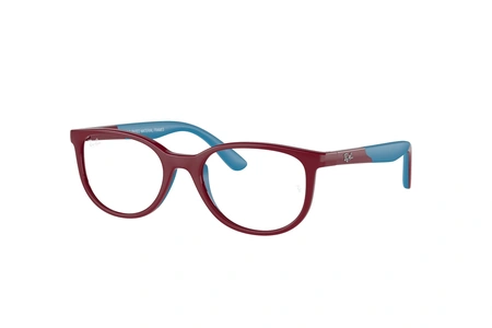 rayban, RB 1622, bērniem, stūrains, plastika, bordo