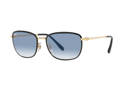 rayban, RB 3705, vīriešiem, stūrains, spoguļattēls, metāla