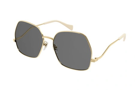 gucci, GG 0972S, sievietēm, stūrains, metāla