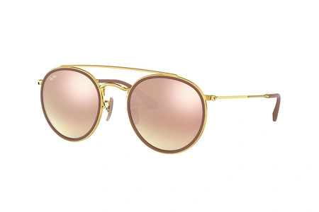 rayban, RB 3647N, vīriešiem, apaļas / ovālas, spoguļattēls, metāla