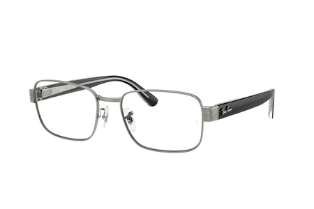 rayban, RB 6529, мужские, квадрат, металл