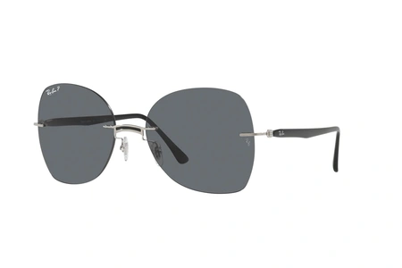 rayban, RB 8066, sievietēm, stūrains, polarizētas, metāla