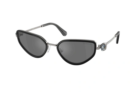 swarovski, SK 7027, женские, угловой, зеркальные, металл