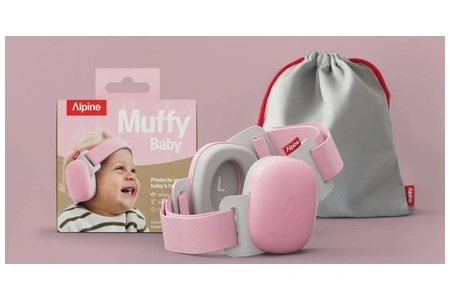 Alpine Muffy Baby aizsargaustiņas - rozā