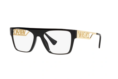 versace, 3326U, vīriešiem, stūrains, plastika