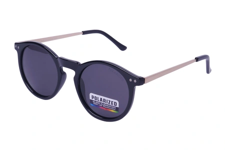 trendy, P 9007, sievietēm, apaļas / ovālas, polarizētas, plastika