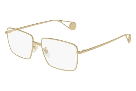 gucci, GG 0439O, sievietēm, stūrains, metāla