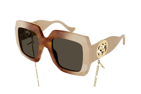 gucci, GG 1022S, sievietēm, kvadrātveida, plastika