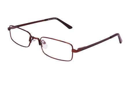 your line, DM 1181, half-rim, kvadrātveida, metāla