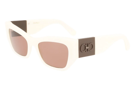 ferragamo, SF 1059S, женские, угловой, пластик, cлоновой кости