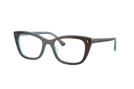 rayban, RB 5433, женские, угловой, пластик