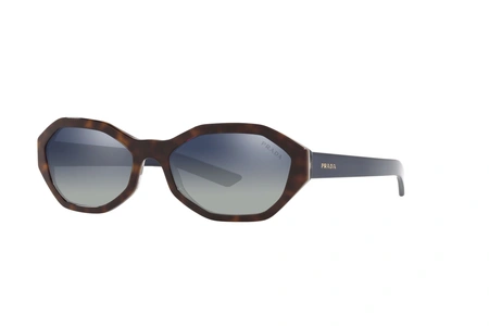 prada, SPR 20V, женские, oвал / круглый, зеркальные, пластик