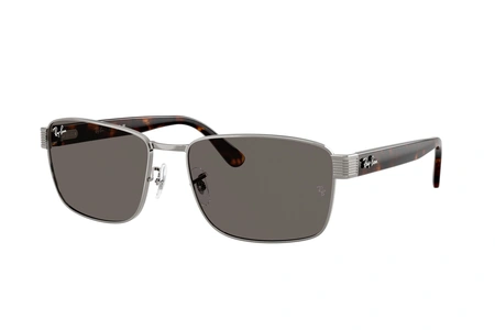 rayban, RB 3750, мужские, квадрат, металл