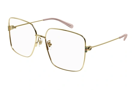 gucci, GG 1284OA, sievietēm, stūrains, metāla