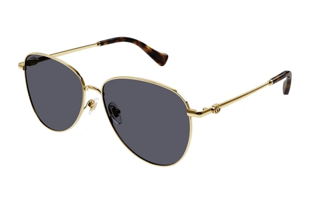 gucci, GG 1419S, мужские, oвал / круглый, металл